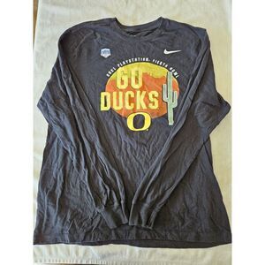 Nike 2021 Oregon Ducks  PLAYSTATION Fiesta Bowl‎ Tee Long Sleeve Men's Size XL